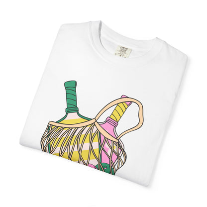 Dink Responsibly Pickleball T-Shirt — Vintage Net Bag Graphic