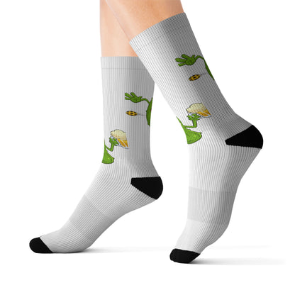 Pickleball Socks — Sublimated Novelty Crew Socks