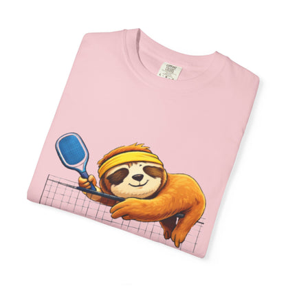 Sloth Pickleball T-Shirt - "Nap. Dink. Repeat." Casual Sports Tee