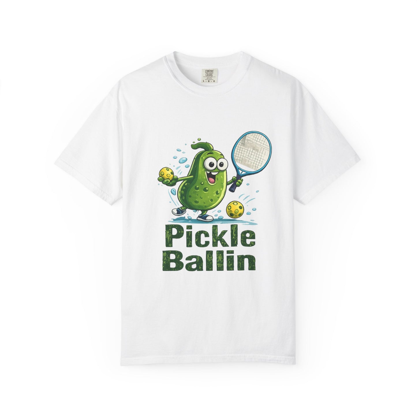 Pickle Ballin T-Shirt — Funny Pickleball Player Tee