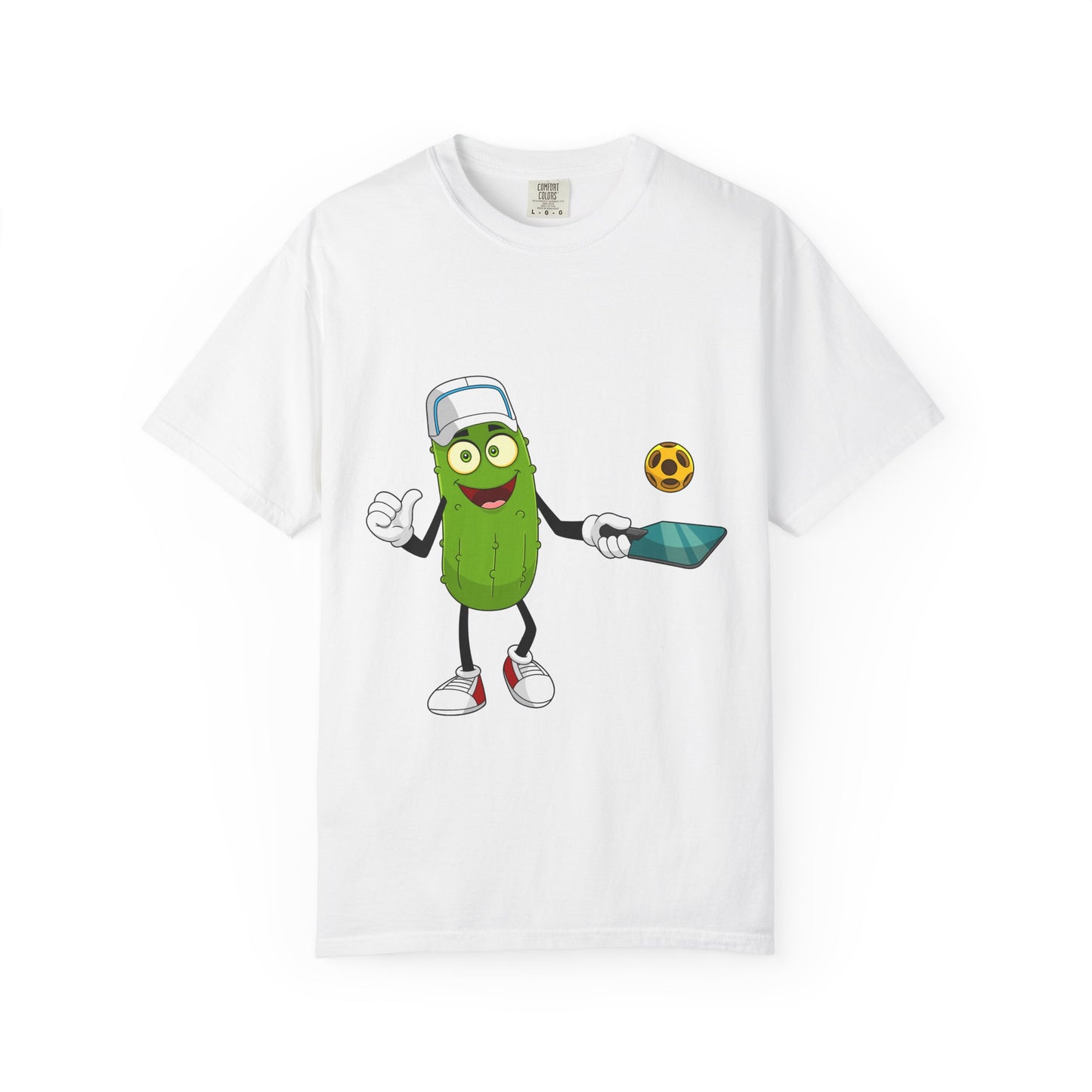 Cricket Pickle Mascot T-Shirt – Pickle Playing Cricket Graphic Tee