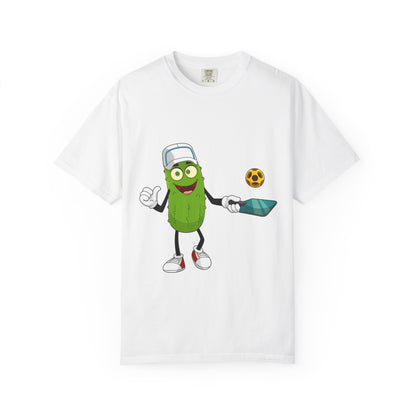Cricket Pickle Mascot T-Shirt – Pickle Playing Cricket Graphic Tee