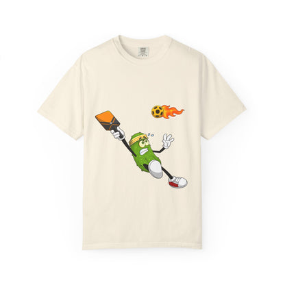 Pickle Soccer T-Shirt — Funny Kicking Pickle Graphic Tee
