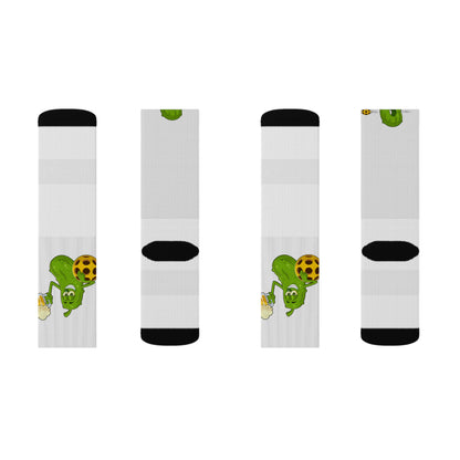 Pickleball Socks — Sublimated Novelty Crew Socks