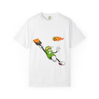 Pickle Soccer T-Shirt — Funny Kicking Pickle Graphic Tee