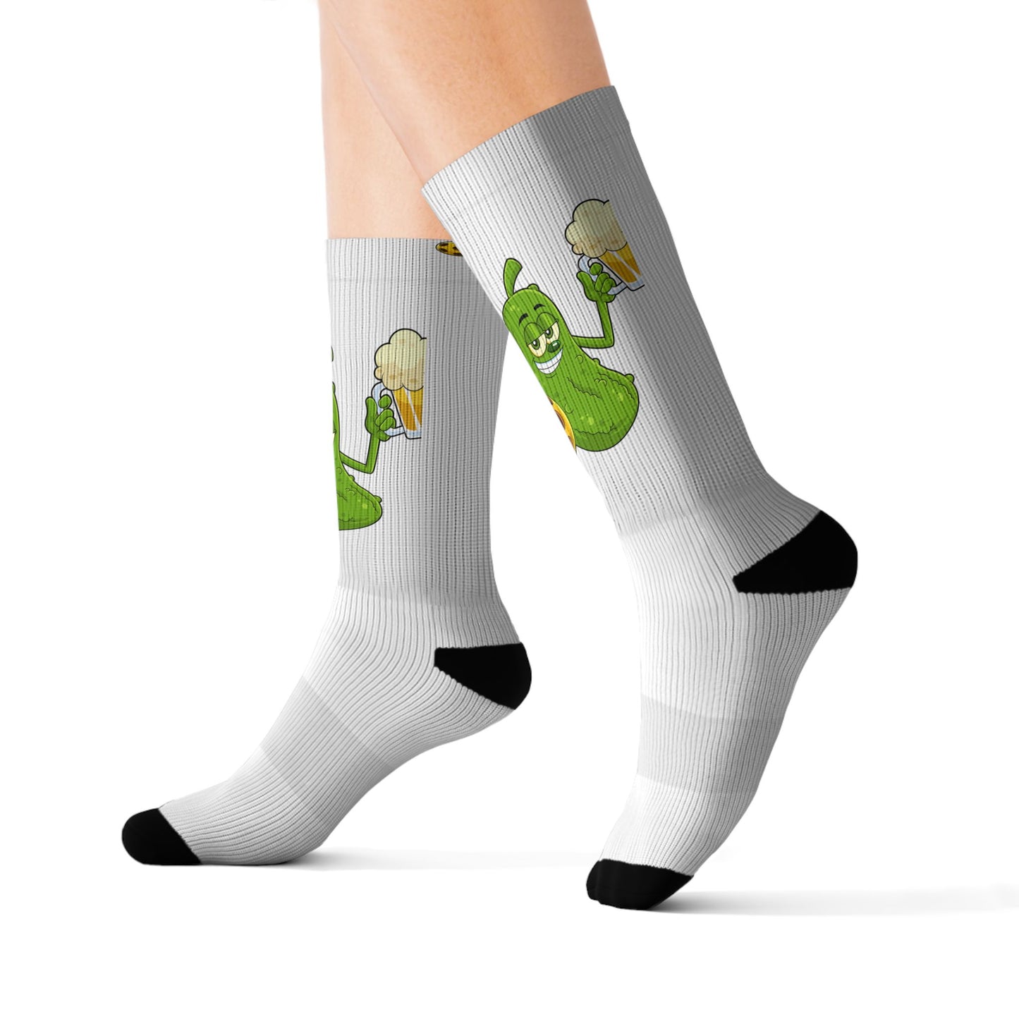 Pickleball Socks — Sublimated Novelty Crew Socks