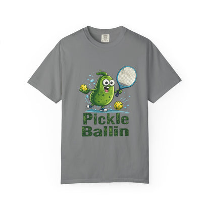 Pickle Ballin T-Shirt — Funny Pickleball Player Tee