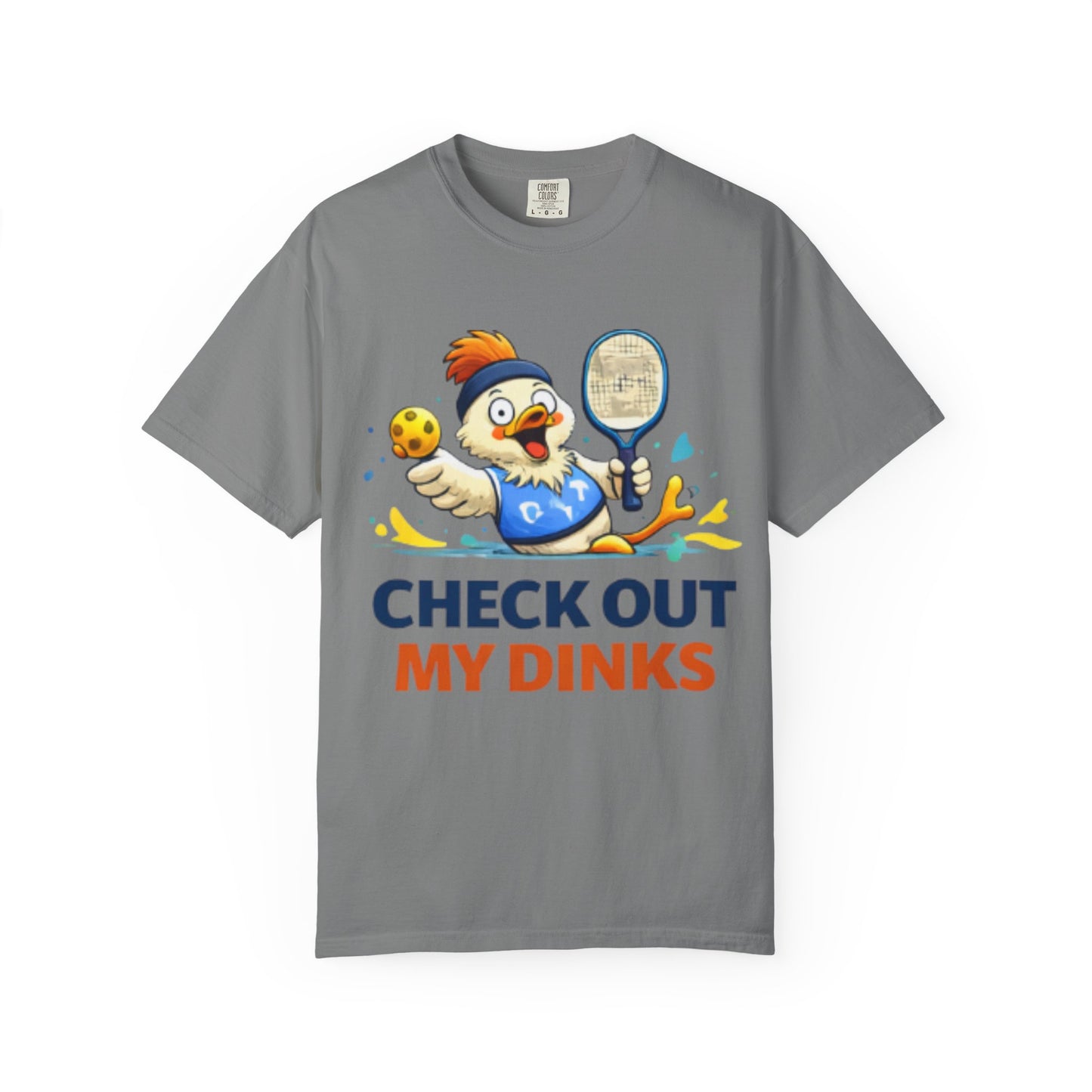 Pickleball Chicken “Check Out My Dinks” T-Shirt