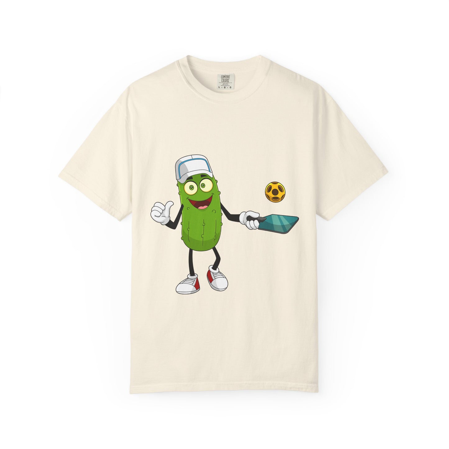 Cricket Pickle Mascot T-Shirt – Pickle Playing Cricket Graphic Tee