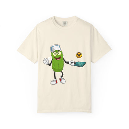 Cricket Pickle Mascot T-Shirt – Pickle Playing Cricket Graphic Tee