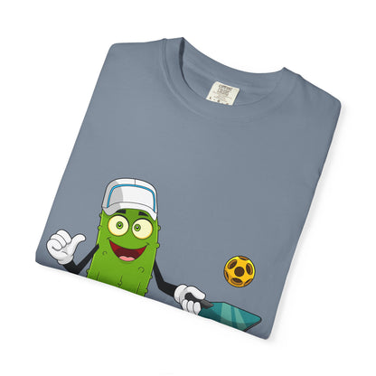 Cricket Pickle Mascot T-Shirt – Pickle Playing Cricket Graphic Tee