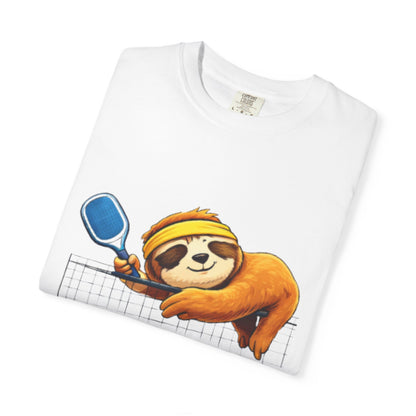 Sloth Pickleball T-Shirt - "Nap. Dink. Repeat." Casual Sports Tee