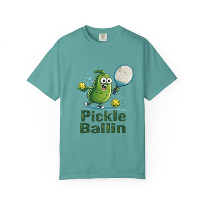 Pickle Ballin T-Shirt — Funny Pickleball Player Tee