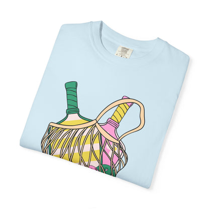 Dink Responsibly Pickleball T-Shirt — Vintage Net Bag Graphic