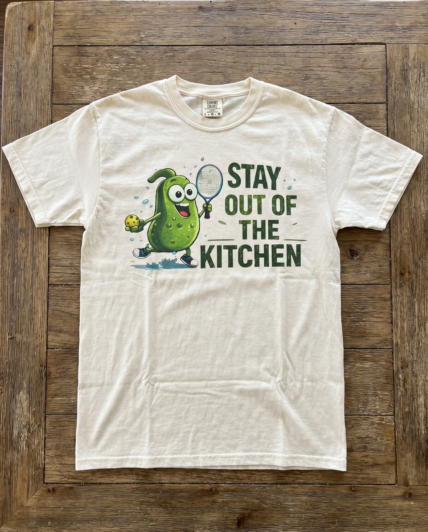 T-shirt — "Stay Out of the Kitchen" Funny Avocado Chef Graphic Tee
