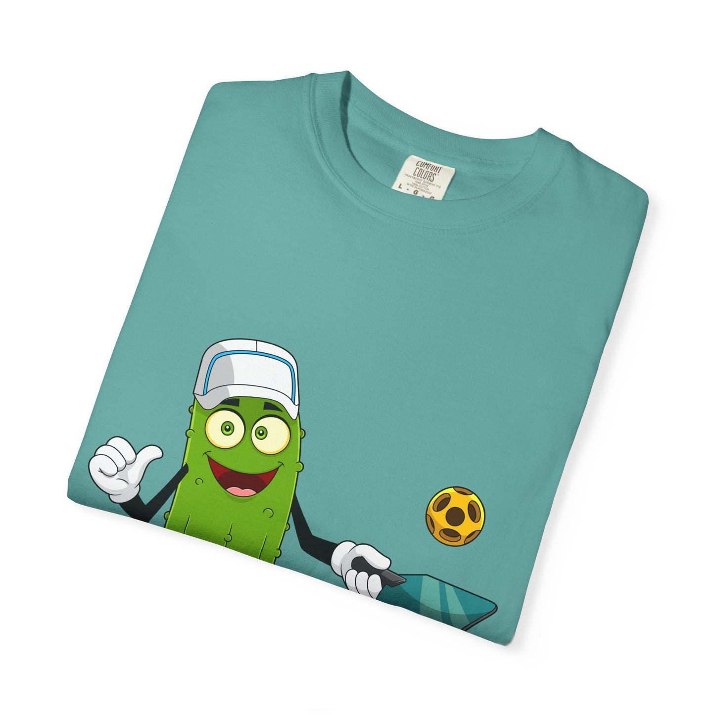 Cricket Pickle Mascot T-Shirt – Pickle Playing Cricket Graphic Tee