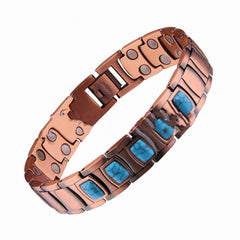 Retro Red Copper Magnet Energy Bracelet