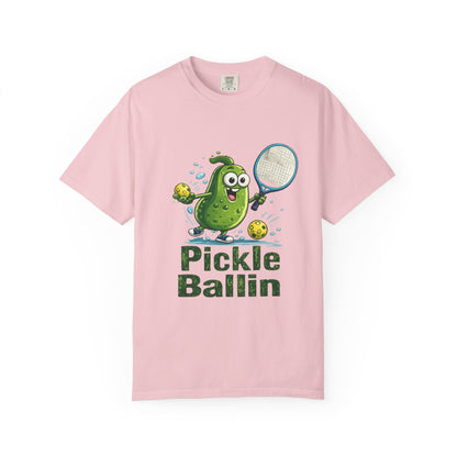 Pickle Ballin T-Shirt — Funny Pickleball Player Tee
