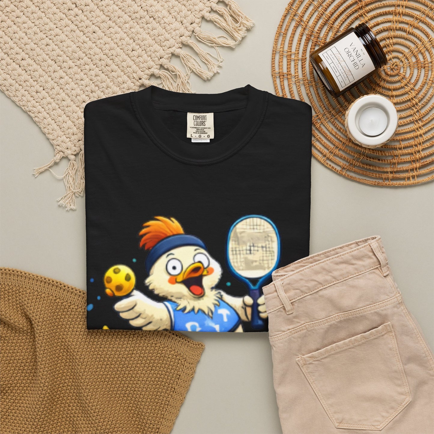 Pickleball Chicken “Check Out My Dinks” T-Shirt