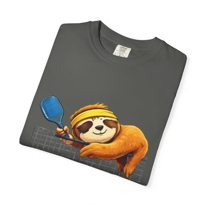 Sloth Pickleball T-Shirt - "Nap. Dink. Repeat." Casual Sports Tee