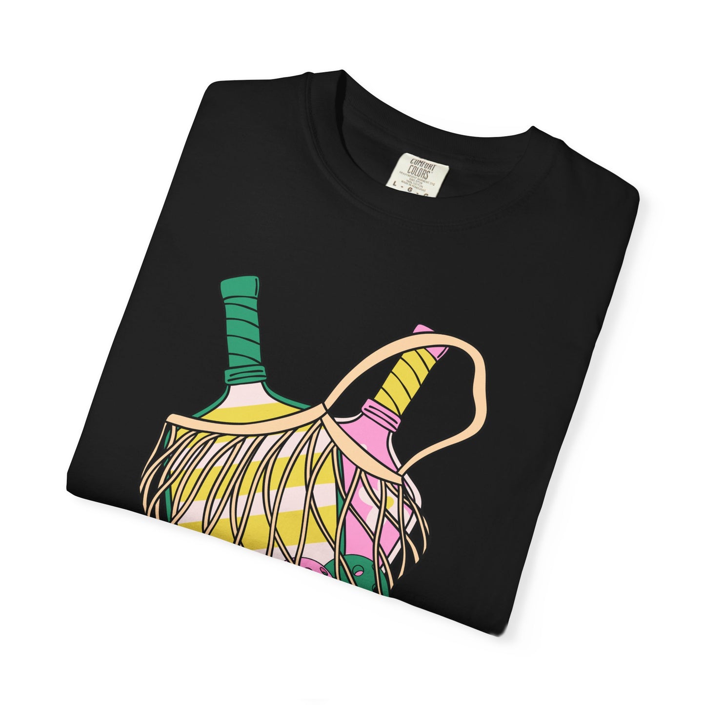 Dink Responsibly Pickleball T-Shirt — Vintage Net Bag Graphic