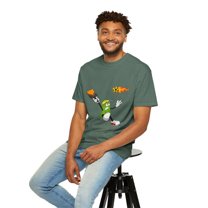 Pickle Soccer T-Shirt — Funny Kicking Pickle Graphic Tee