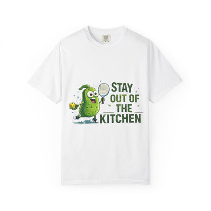 T-shirt — "Stay Out of the Kitchen" Funny Avocado Chef Graphic Tee