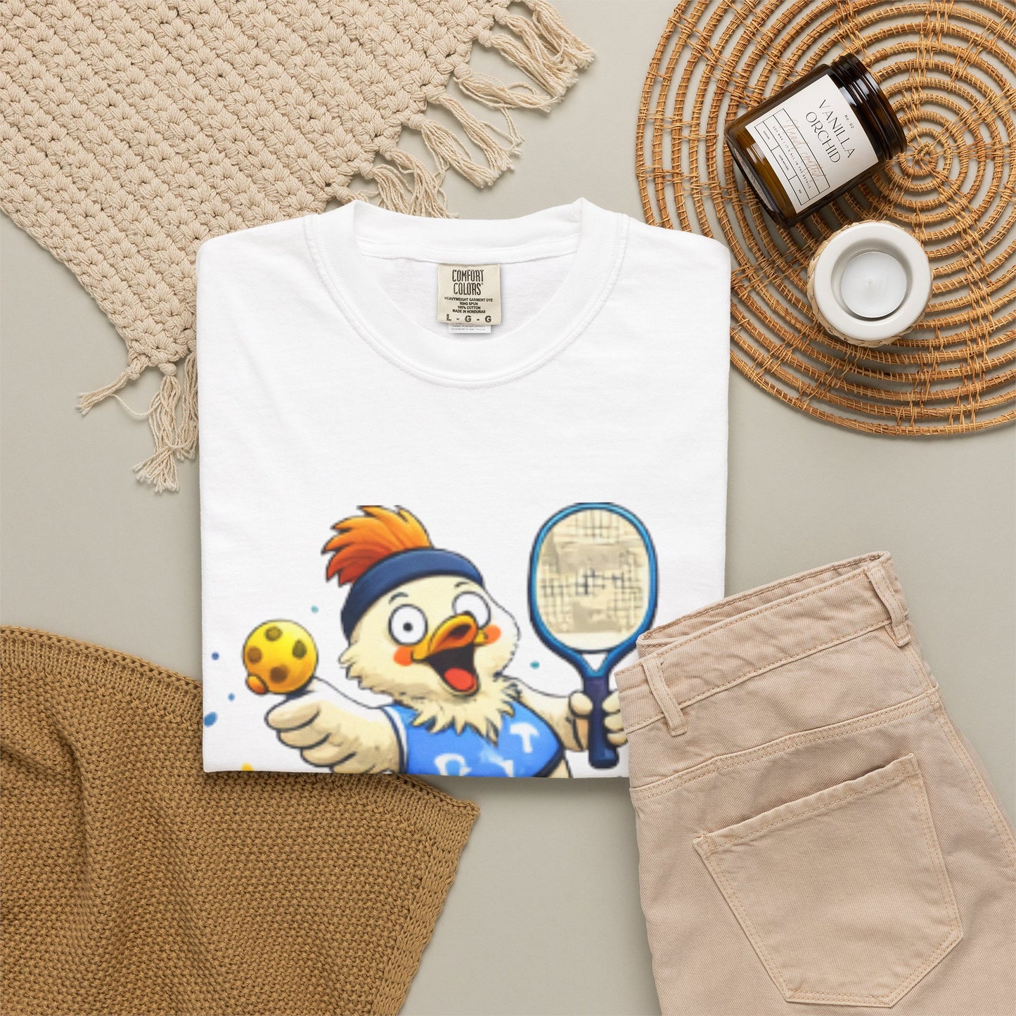 Pickleball Chicken “Check Out My Dinks” T-Shirt