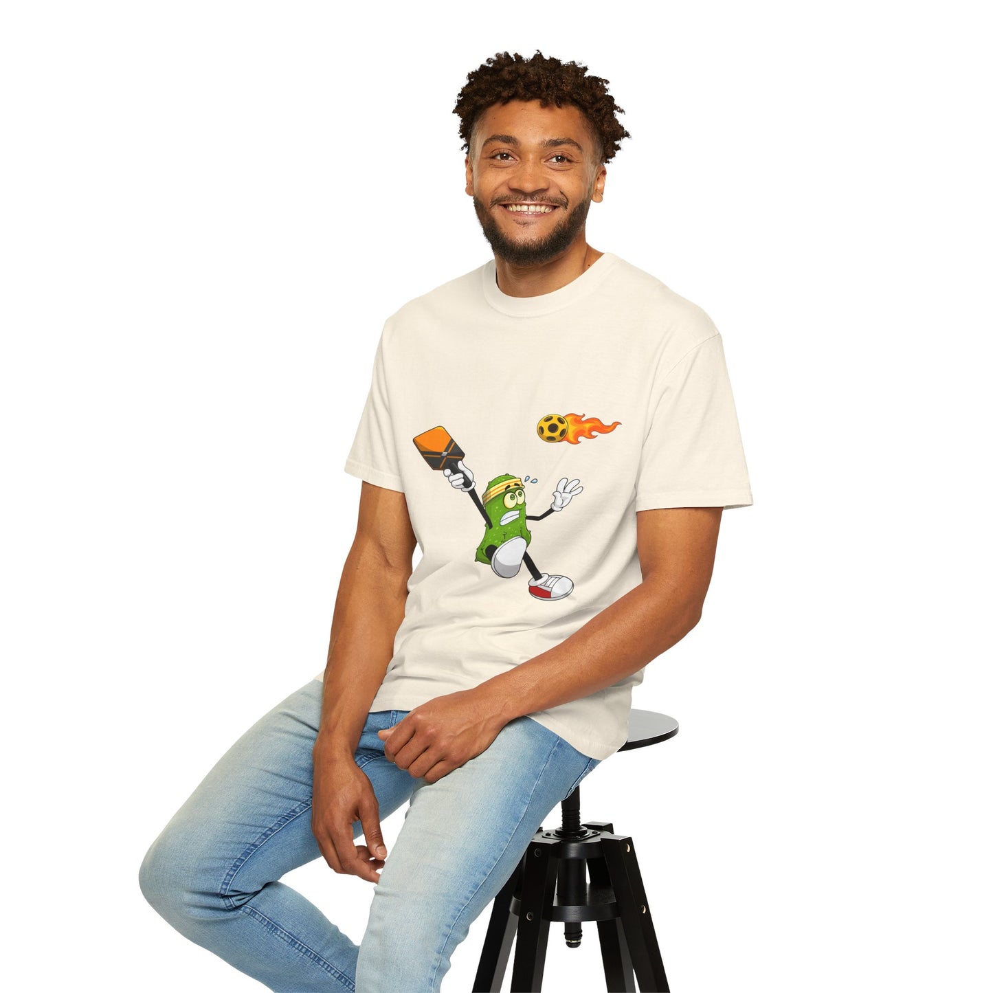 Pickle Soccer T-Shirt — Funny Kicking Pickle Graphic Tee