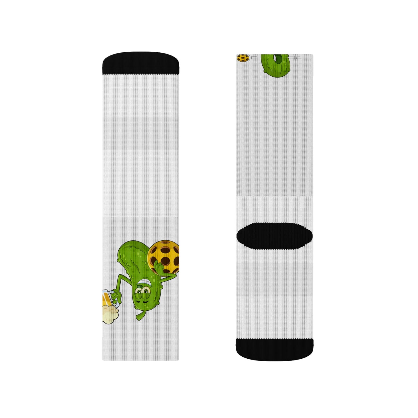 Pickleball Socks — Sublimated Novelty Crew Socks