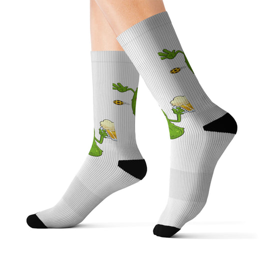 Pickleball Socks — Sublimated Novelty Crew Socks