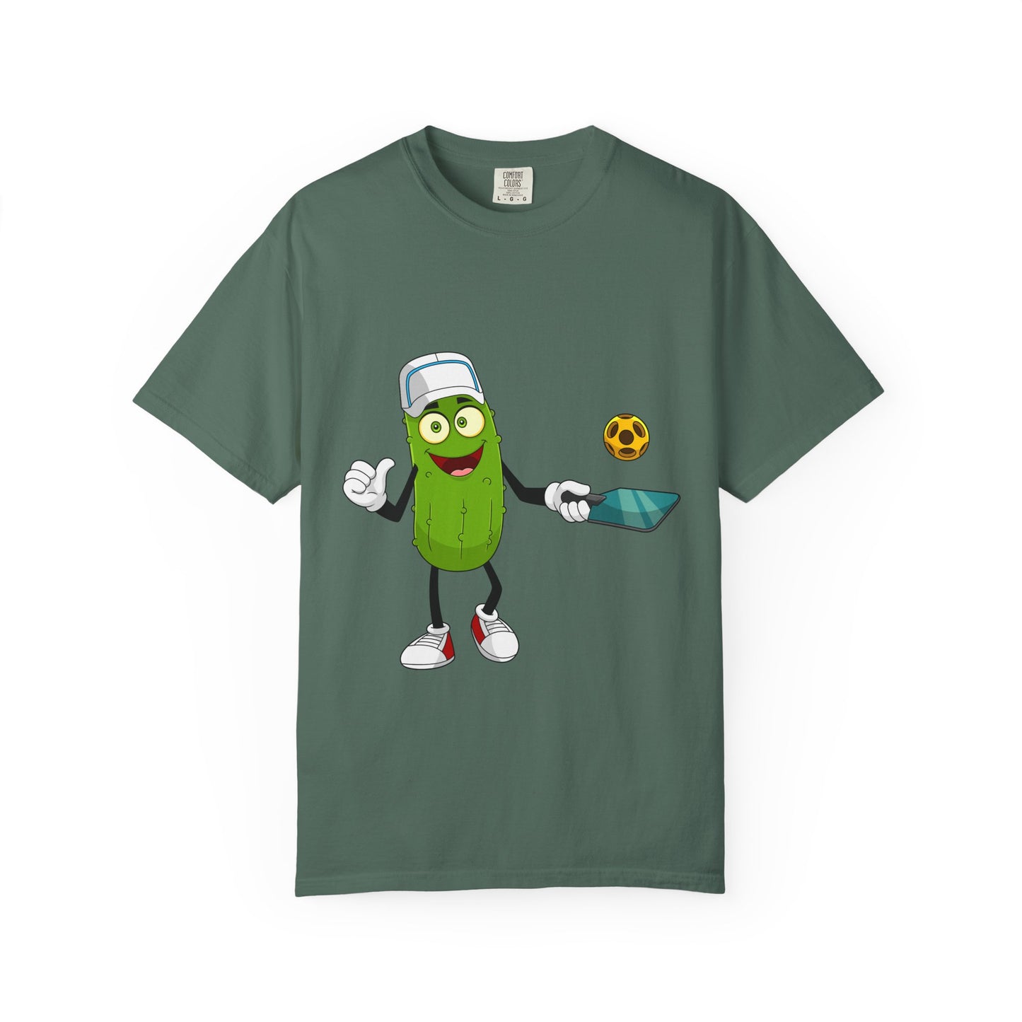Cricket Pickle Mascot T-Shirt – Pickle Playing Cricket Graphic Tee