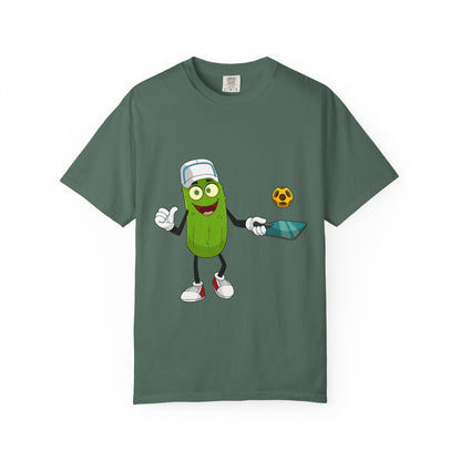 Cricket Pickle Mascot T-Shirt – Pickle Playing Cricket Graphic Tee