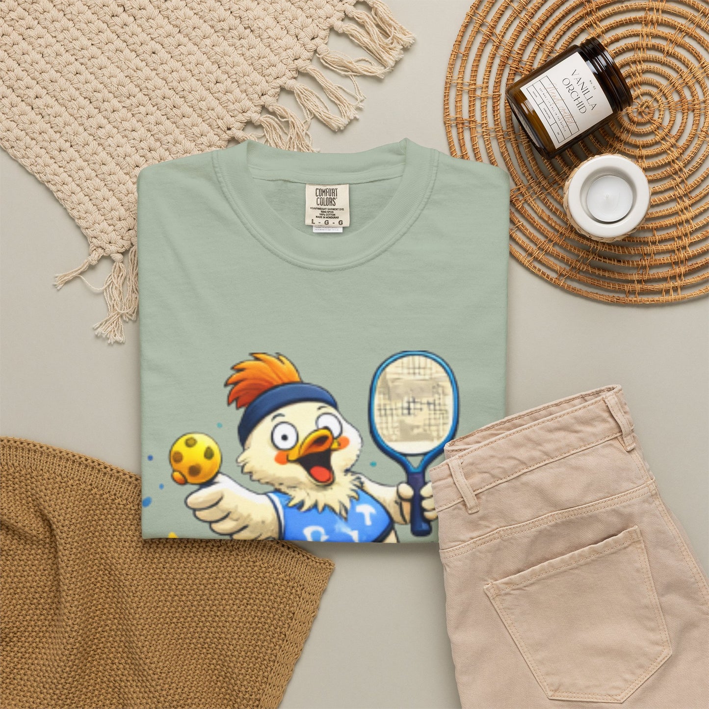 Pickleball Chicken “Check Out My Dinks” T-Shirt
