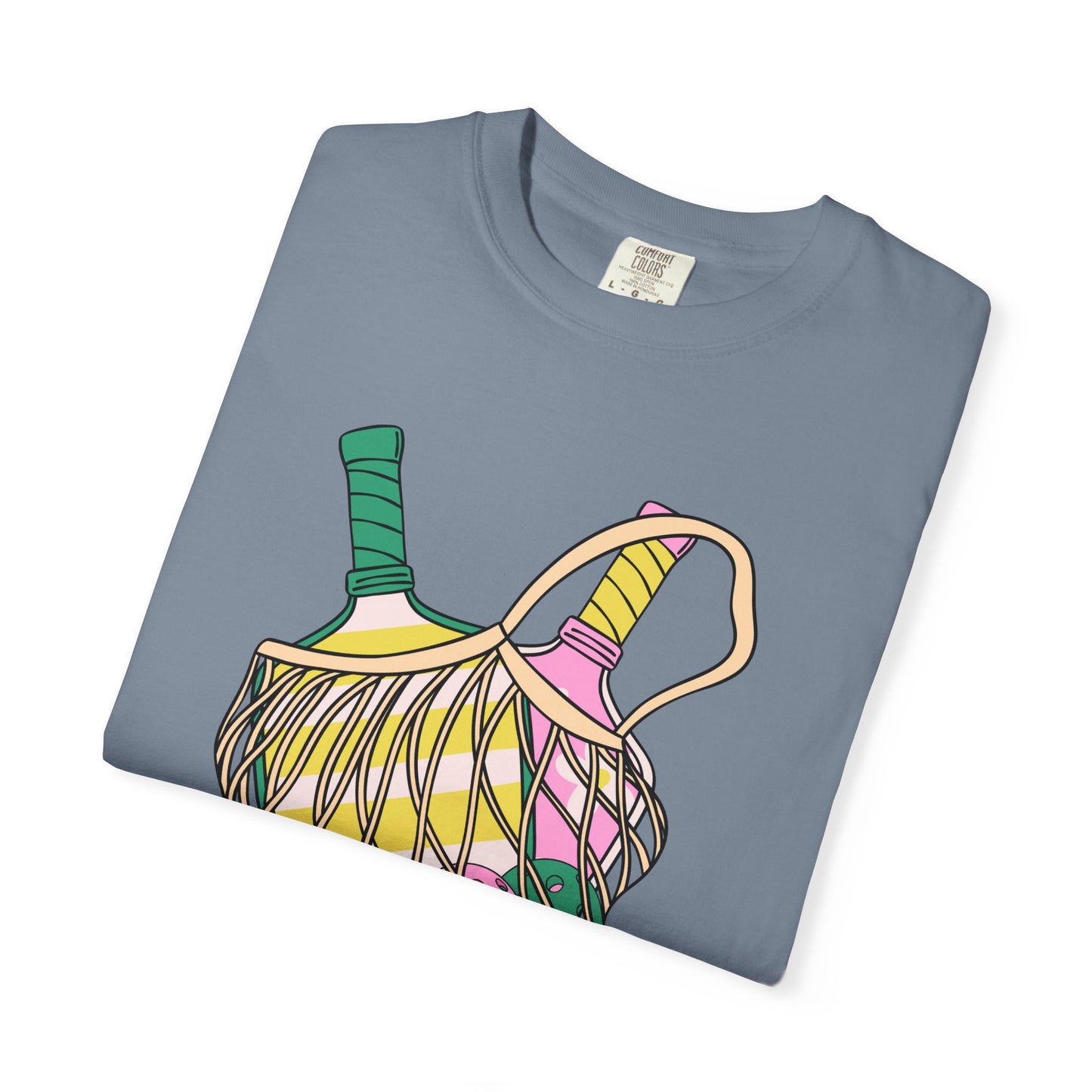 Dink Responsibly Pickleball T-Shirt — Vintage Net Bag Graphic