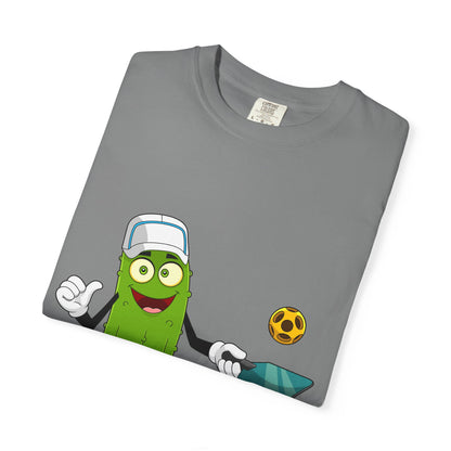Cricket Pickle Mascot T-Shirt – Pickle Playing Cricket Graphic Tee
