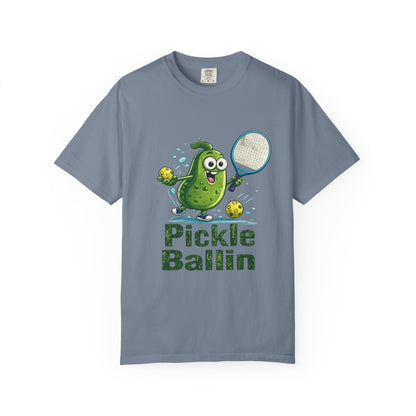 Pickle Ballin T-Shirt — Funny Pickleball Player Tee