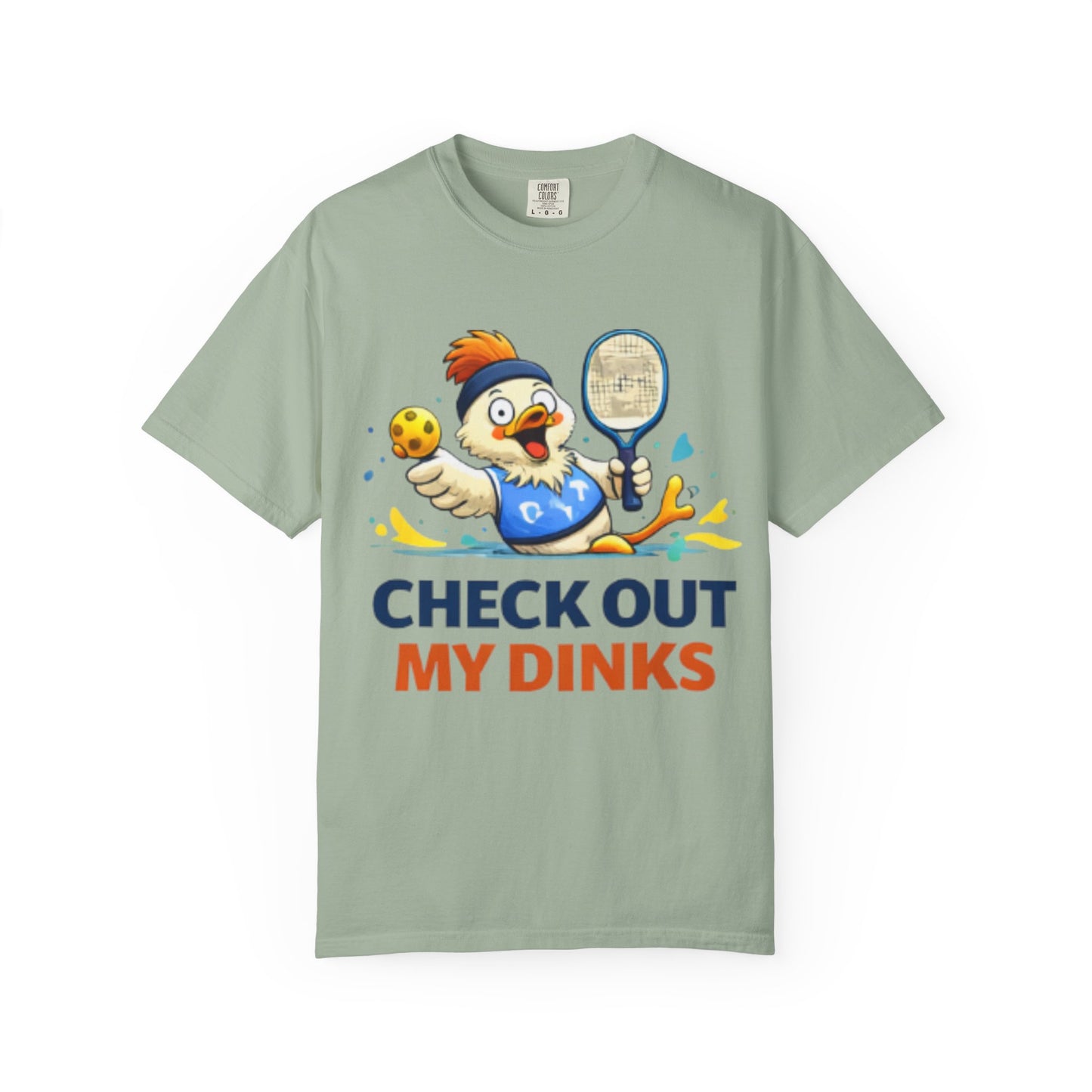 Pickleball Chicken “Check Out My Dinks” T-Shirt
