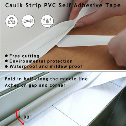 10.5FT Kitchen & Bathroom Sealing Adhesive Strip